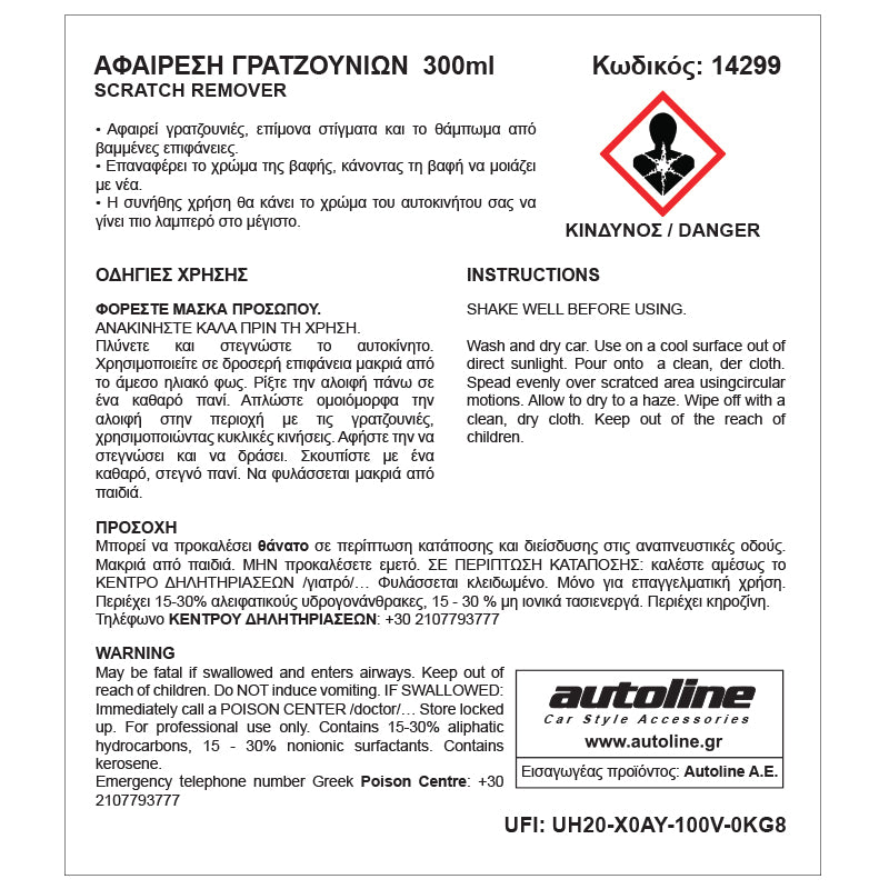 Pasta rimuovi graffi 300 ml - Flamingo