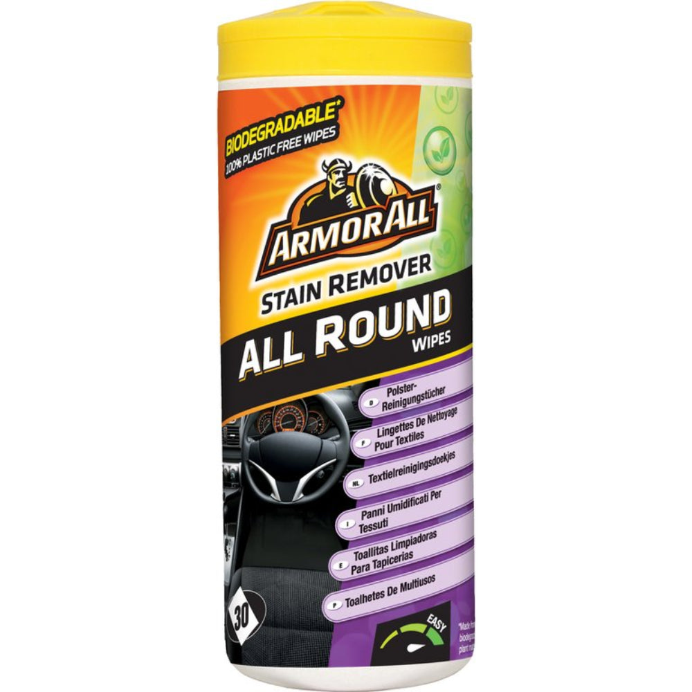 Armor All AA37030M Salviette detergenti per tappetini e sedili auto – 30 pz. 