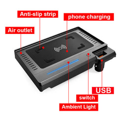 Audi 2019-2025 caricatore wireless per smartphone con ricarica rapida da 15W 