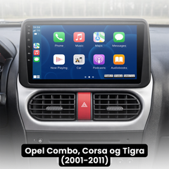 Opel Combo/Corsa/Tigra 01-11 - Radio da 9" con Apple CarPlay e Android Auto