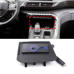 Caricatore wireless per smartphone Peugeot 3008 2018-2021 con ricarica rapida da 10W 