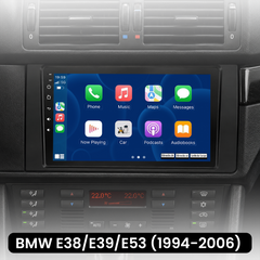<h2>BMW E38/E39/E53 autoradio 9" con Apple CarPlay e Android Auto</h2> 