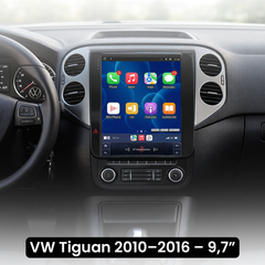 VW Tiguan 10–16 – Radio 9,7” con Apple CarPlay e Android Auto