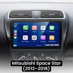 Mitsubishi Space Star 12-18 - Radio 9" con Apple CarPlay e Android Auto