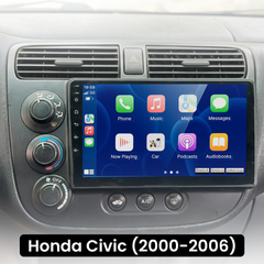 Honda Civic 00-06 - Radio da 9" con Apple CarPlay e Android Auto