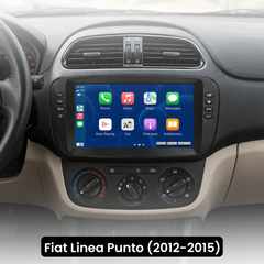 Fiat Linea Punto 12-15 - Radio 9" con Apple CarPlay e Android Auto