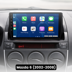Mazda 6 02-08 - Radio da 10,1" con Apple CarPlay e Android Auto