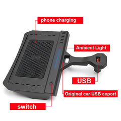 BMW X5 / X6 2019-2025 Caricatore wireless per smartphone con ricarica rapida da 15W 
