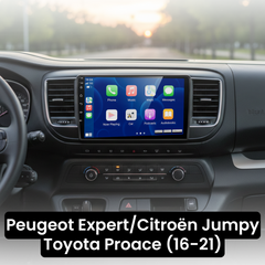 Peugeot Expert/Citroën Jumpy/Toyota Proace 16-21 - Radio 9" con Apple CarPlay e Android Auto