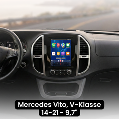 Mercedes Vito 14-21 - Radio 9,7" con Apple CarPlay e Android Auto
