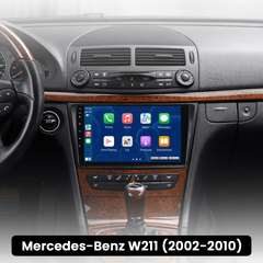 Mercedes-Benz W211 - Radio da 9" con Apple CarPlay e Android Auto