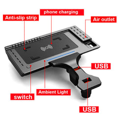 BMW 2018-2025 Caricatore wireless per telefono con ricarica rapida da 15W 