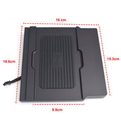 Caricatore wireless per telefono Lexus NX200 / NX200t / NX300 / NX300h 2015-2018 con ricarica rapida da 15W 