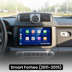Smart Fortwo 11-15 - 9" Radio met Apple CarPlay en Android Auto 