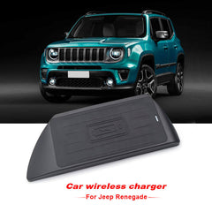 Jeep Renegade 2015-2021 caricatore wireless per smartphone con ricarica rapida da 15W 