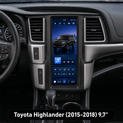 Toyota Highlander 2015-2018 - autoradio da 9,7" con Apple CarPlay e Android Auto 