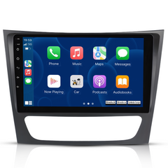 Mercedes-Benz W211 - Radio da 9" con Apple CarPlay e Android Auto