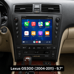 Lexus GS300 2004-2011 - autoradio da 9,7" con Apple CarPlay e Android Auto 