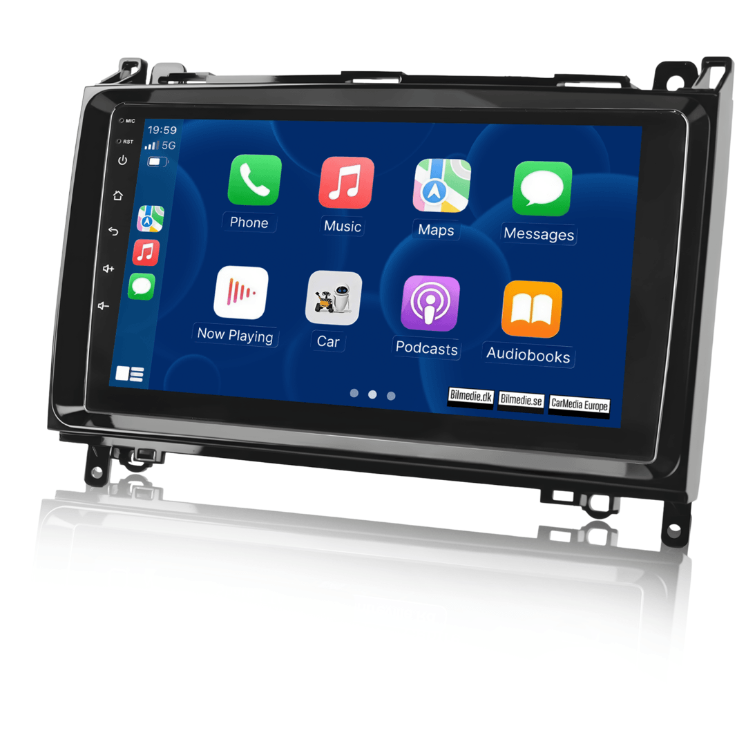 Mercedes-Benz Classe A, Classe B, Classe V, Sprinter 04-16 - Radio da 9" con Apple CarPlay e Android Auto