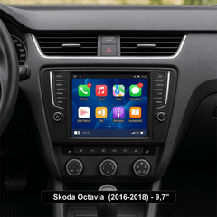 Skoda Octavia 2016-2018 - Autoradio 9,7" con Apple CarPlay e Android Auto 