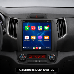 Kia Sportage 2010-2016 - autoradio da 9,7" con Apple CarPlay e Android Auto 