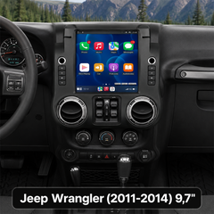 Jeep Wrangler 2011-2014 - Autoradio 9,7" con Apple CarPlay e Android Auto 