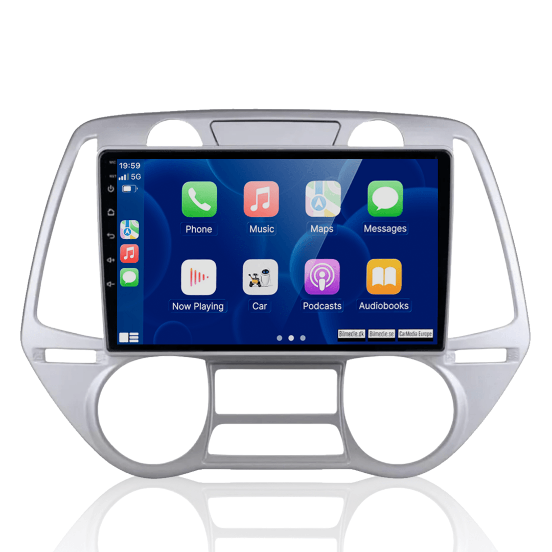 Hyundai I20 08-12 - Radio da 9" con Apple CarPlay e Android Auto