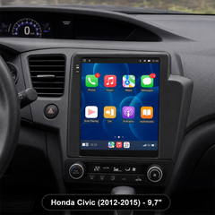 Honda Civic 2012-2015 - autoradio 9,7" con Apple CarPlay e Android Auto 