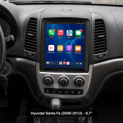 Hyundai Santa Fe 2006-2012 - autoradio da 9,7" con Apple CarPlay e Android Auto 