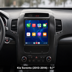 Kia Sorento 2013-2014 - autoradio 9,7" con Apple CarPlay e Android Auto 