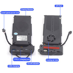 BMW Serie 7 G11/G12 2018-2020 Caricatore wireless per smartphone con ricarica rapida da 10W 