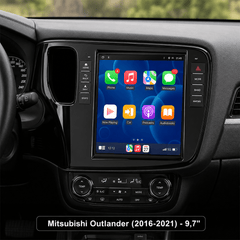 Mitsubishi Outlander 2016-2021 - autoradio 9,7" con Apple CarPlay e Android Auto 