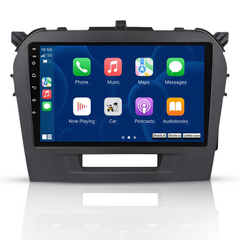 Suzuki Vitara 2014-2018 – 9” autoradio met draadloze Apple CarPlay & Android Auto 