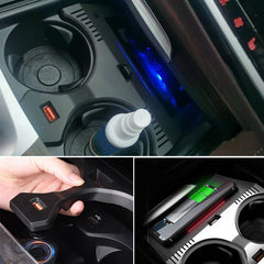 BMW Serie 5 & Serie 6 2018-2025 Caricatore wireless per smartphone con ricarica rapida da 15W 