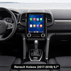Renault Koleos 2017-2018 - autoradio da 9,7" con Apple CarPlay e Android Auto 