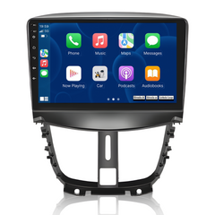 Peugeot 207 06-15 - Radio 9" con Apple CarPlay e Android Auto