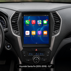 Hyundai Santa Fe 2015-2018 - autoradio da 9,7" con Apple CarPlay e Android Auto 