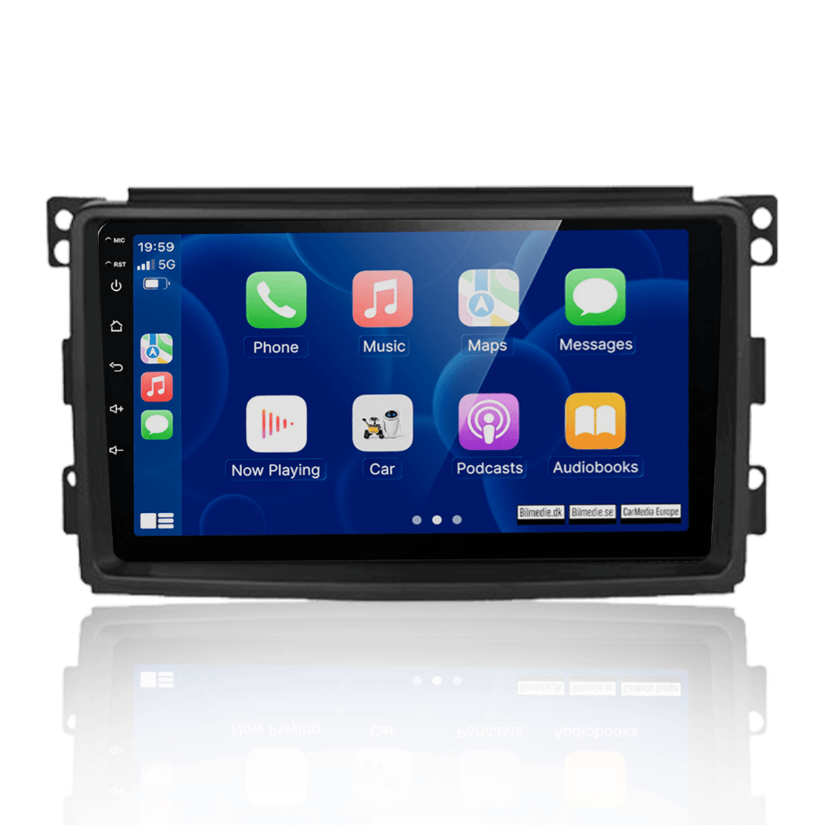 Smart Fortwo 05-10 - Radio 9" con Apple CarPlay e Android Auto