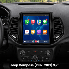 Jeep Compass 2017-2021 - autoradio da 9,7" con Apple CarPlay e Android Auto 