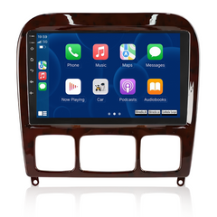 Mercedes S-Klasse 1998-2005 – autoradio 9" con Apple CarPlay e Android Auto 