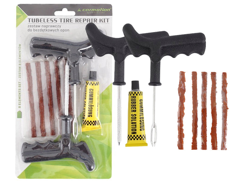 Kit riparazione pneumatici tubeless Carmotion 