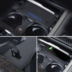 BMW Serie 3 2019-2025 Caricatore wireless per smartphone con ricarica rapida da 15W 