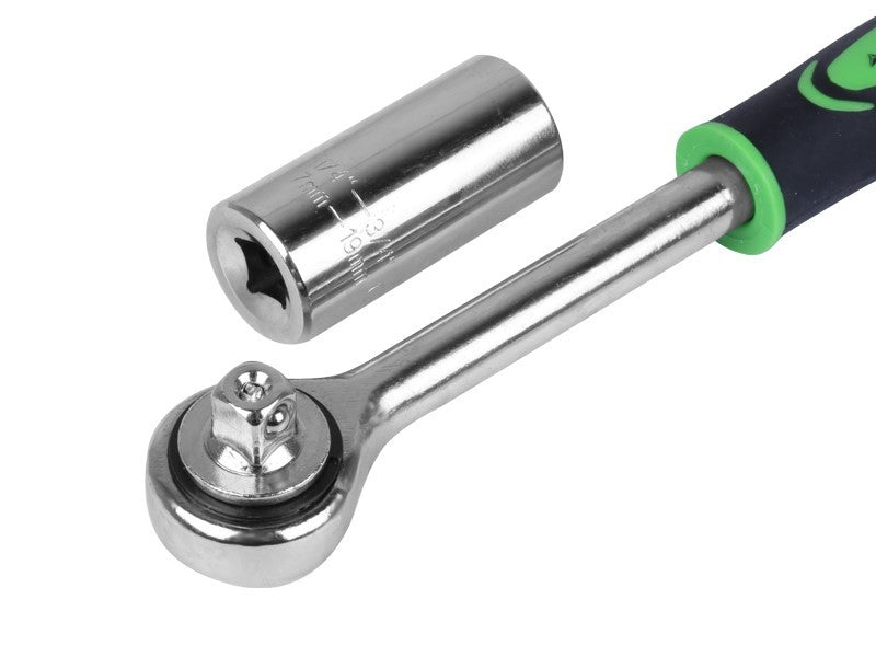 Chiave a cricchetto universale con funzione a cricchetto 7-19 mm