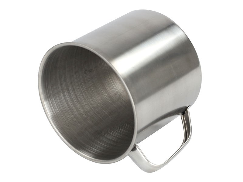 Tazza in acciaio con manico e capacità di 800 ml
