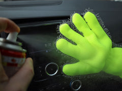 Guanto in microfibra per la pulizia di carrozzeria e cerchi