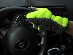 Guanto lavaggio in microfibra CARMOTION con rete