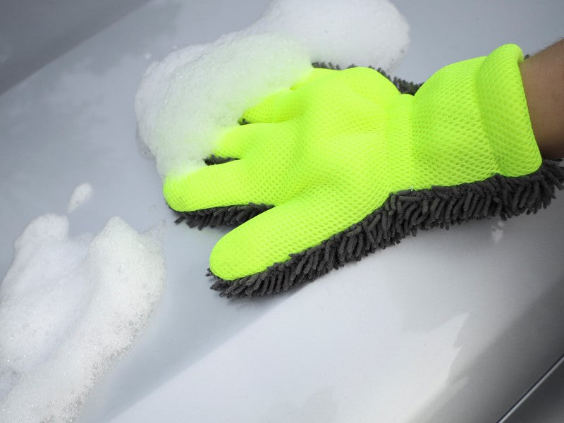 Guanto in microfibra per una pulizia delicata
