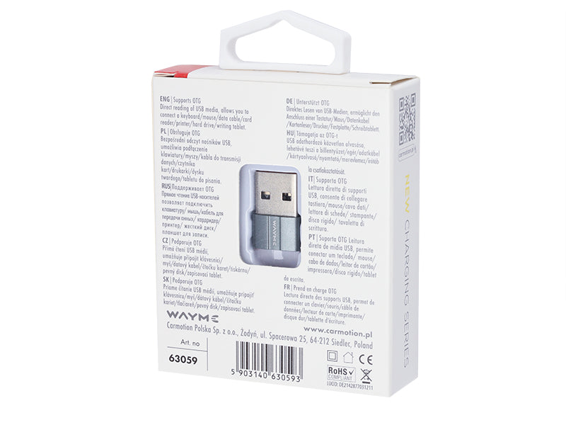 Piccolo adattatore OTG WAYME da USB a USB-C