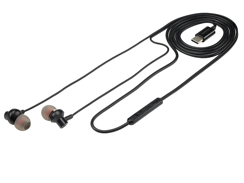 Auricolari in-ear WAYME con microfono e connettore USB-C