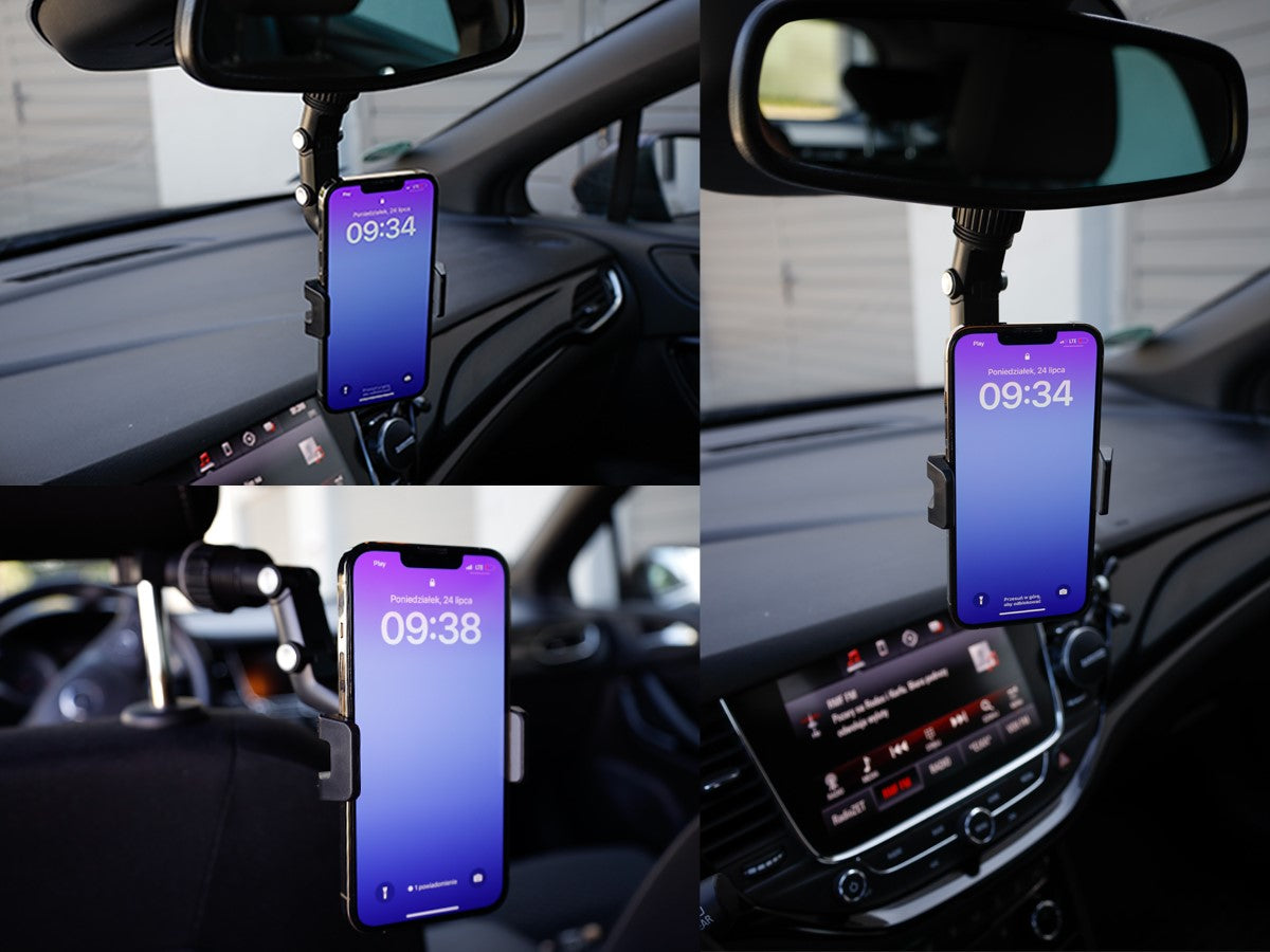 Supporto per telefono con testa girevole per gli interni dell’auto